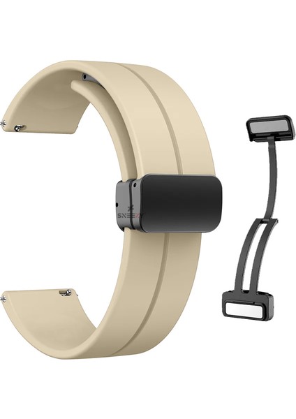 Xiaomi Watch S1-S1 Active-Mi Watch-Watch Color 22MM Uyumlu Coastal Manyetik Tokalı Silikon Kordon