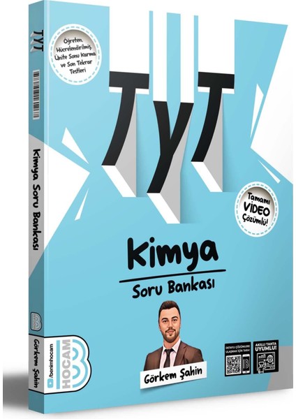 YKS TYT Kimya Soru Bankası Video Çözümlü fiyatları