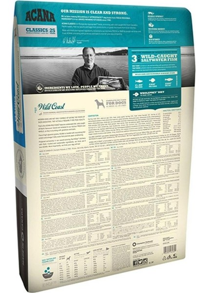 Classic Wild Coast Balıklı Köpek Kuru Mama 2 kg