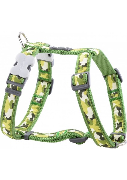 Reddingo Kamuflaj Yeşil Köpek Göğüs Tasması M /20MM