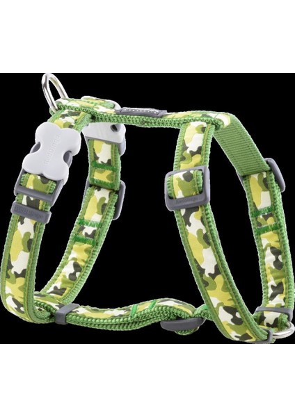 Reddingo Kamuflaj Yeşil Köpek Göğüs Tasması M /20MM