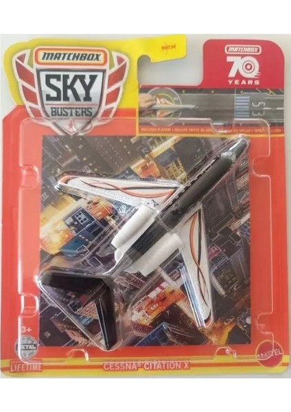 Mattel Matchbox Sky Busters Cessna Citation - HLJ12