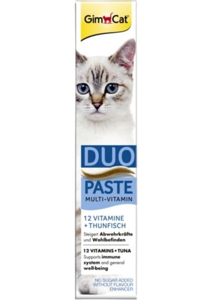 Duo Paste Tuna Balıklı Multivitamin Kedi Macunu 50 G