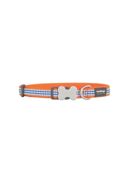 Reddingo Fang It Desenli Turuncu Köpek Boyun Tasması L 25MM / 41-63 cm