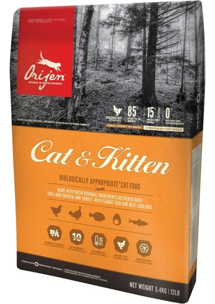 Cat Kitten Tahılsız Yavru ve Yetişkin Kedi Maması 17 kg