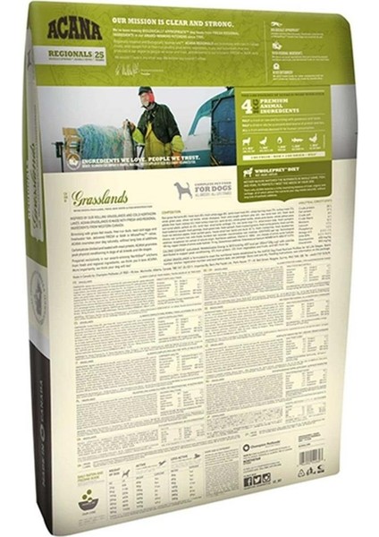 Grasslands Kuzu Etli Tahılsız Yetişkin Köpek Maması 2 kg