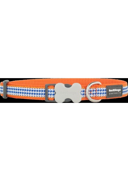 Reddingo Fang It Desenli Turuncu Köpek Boyun Tasması L 25MM / 41-63 cm