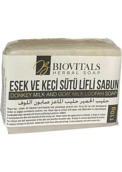 Bio Vitals Eşek ve Keçi Sütü Lifli Sabun 110GR