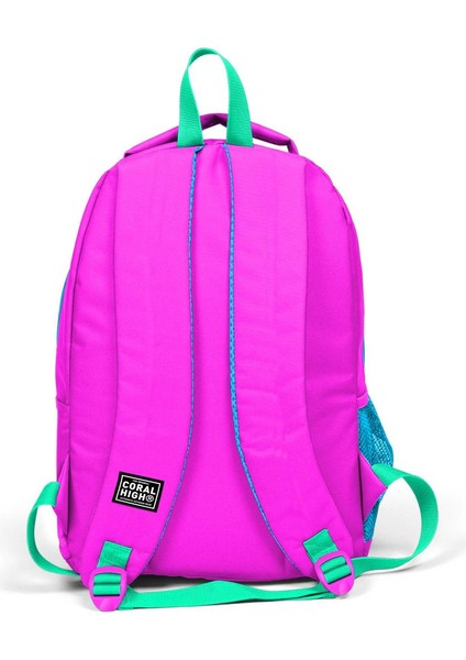 Kids Pembe Mavi Simli Kedi Desenli Usb'li 2'li Okul Çanta Seti SET0224301