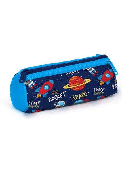 Kids Lacivert Mavi Uzay Desenli Çekçekli 2'li Çanta Seti SET0223376 indirimleri