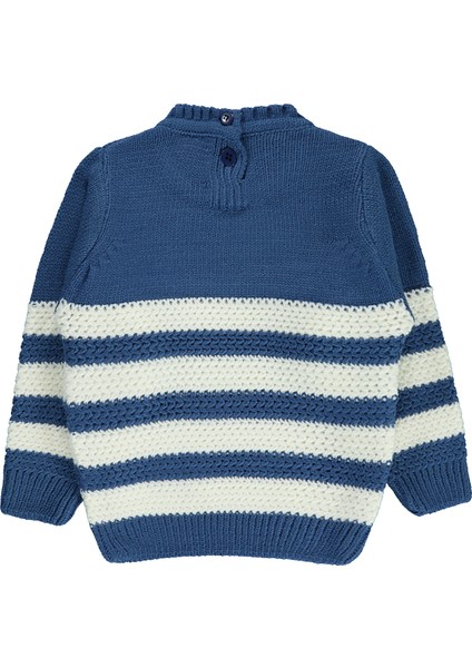 Erkek Bebek Kazak 6-18 Ay Mavi fiyatları