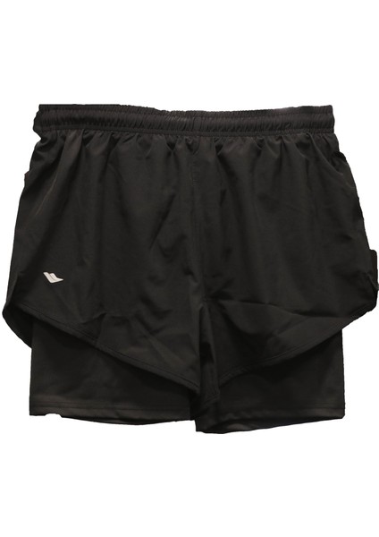 4102 Kadın Şortlu Tayt Siyah Kadın Şortlu Tayt