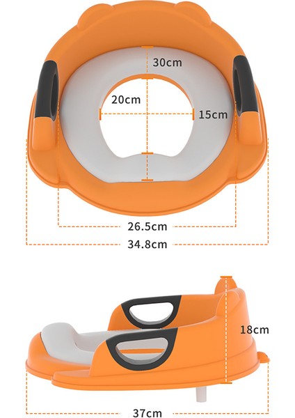 Ruyı 3-7 Yaş Çocuk Tuvalet Halkası Yumuşak Minder Klozet Kapağı Bebek Oturağı Lazımlık Tuvalet Ev (Yurt Dışından)