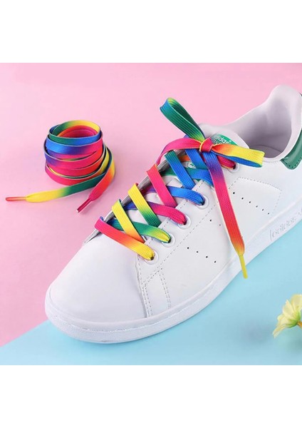 Çift Renkli Spor Ayakkabı Bağcığı, Spor, Converse Ayakkabı Bağcığı 120 cm