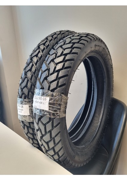 Set 2.75-18 ve 110/90-16 Ön Arka Takım Pantherset fiyatları