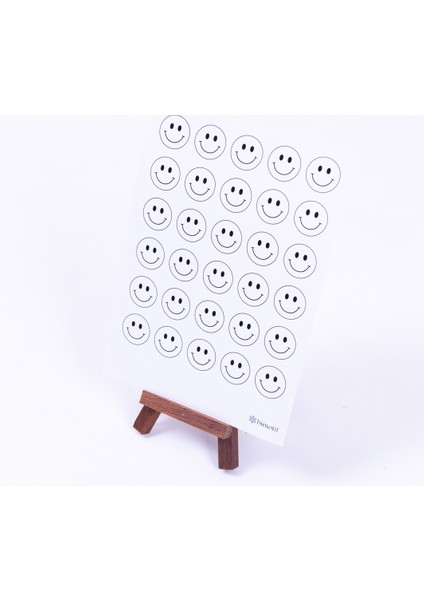 Smile, sticker seti, A5 2 sayfa