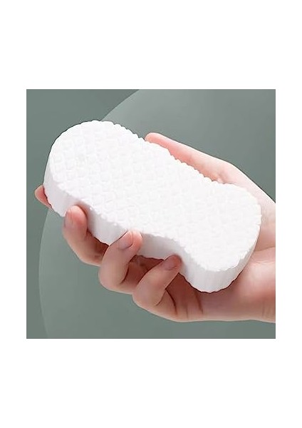 Banyo Vücut Duş Süngeri,ekstra Yumuşak Sihirli Vücut Masaj Fırçası Banyo Lifi ,ölü Deri Sökücü Beyaz