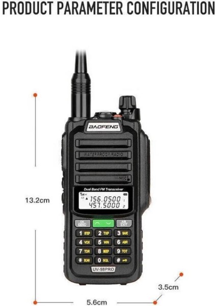 Uv 9r Pro V2 versiyon Siyah