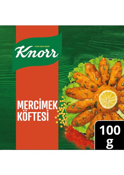 Mercimek Köftesi Hızlı Pratik ve Lezzetli 100 G
