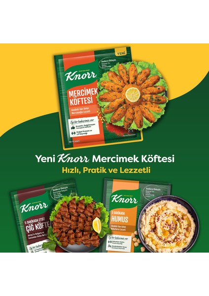 Mercimek Köftesi Hızlı Pratik ve Lezzetli 100 G