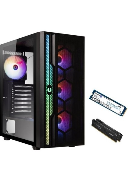 Intel Core I5 10400F / Rtx 3060 12GB / 32 GB Ddr4/ 500 GB 3500 - 2100 Mb/s M2 SSD / 10400V3 / Gaming Masaüstü Pc