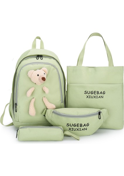 4 Parça Kombine Öğrenci Okul Çantası, Sırt Çantası (Yurt Dışından) fiyatları