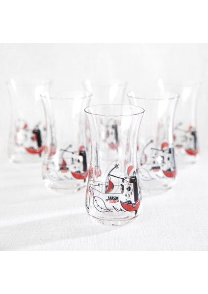 Erkenci İnce Belli Rakı Bardağı 6'lı Set