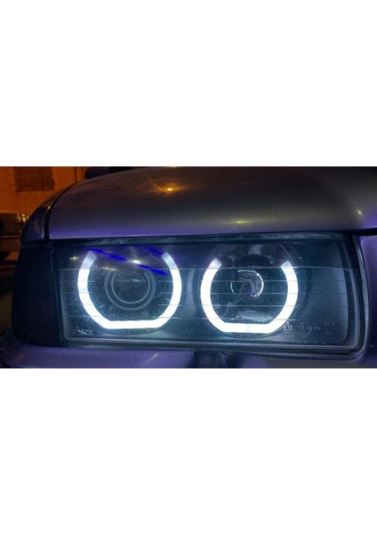 Uygunmarketcom, Bmw E36 U Tipi Angel, Beyaz , 4 Adet, E36 Angel Halka, Bmw E36 Angel
