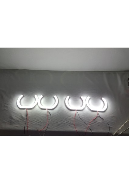 Uygunmarketcom, Bmw E36 U Tipi Angel, Beyaz , 4 Adet, E36 Angel Halka, Bmw E36 Angel fırsatları
