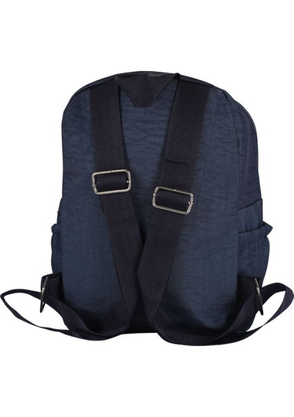 SİA ÇANTA Kırinkıl Kumaş 3 Gözlü, Matara Bölmeli Su Geçirmez Kumaş Ön Kapitone Baskılı Kadın Sırt Çantası modelleri