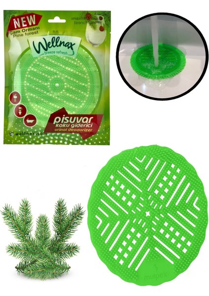 4'lü Set Pisuvar Küvet Lavabo Banyo Koku Giderici Tropikal Portakal Çiçeği Çam Ormanı Limon Kokulu