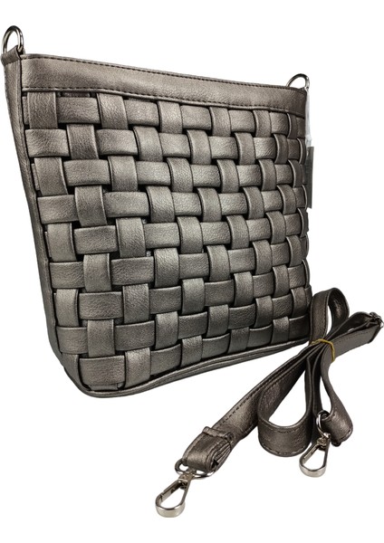 Hasır Örgü Ön Yüzey Çapraz Askılı Saten İç Astarlı Orta Bölmeli Mükemmel İşçilik Yüksek Kalite Bayan Çanta fiyatları