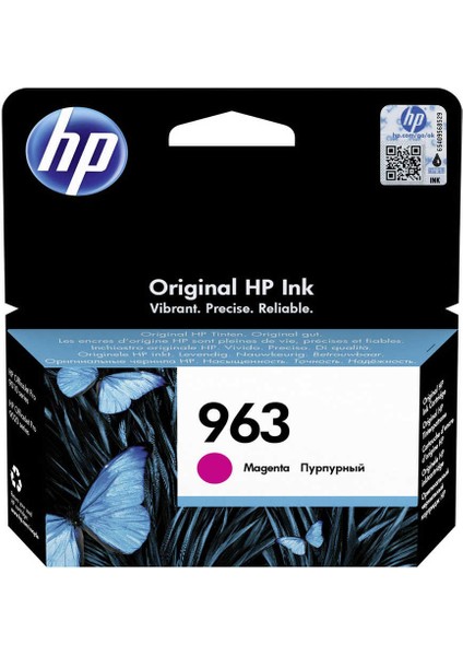 HPZR Hp 963-3JA24AE Kırmızı Orjinal Kartuş