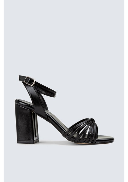 Siyah Topuklu Kadın Abiye Ayakkabı - 53041ZSYHC01 fırsatları