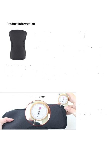 Shiwei Hercules Kalınlaştırılmış Neopren Spor ve Fitness Halter Squat Dizlikler Açık 7mm (Yurt Dışından) modelleri