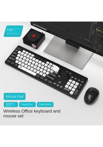 2.4g Kablosuz Klavye ve Fare Seti (Yurt Dışından)