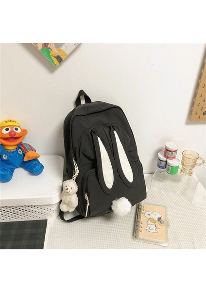 Sevimli Tavşan Kız Okul Çantası (Yurt Dışından)