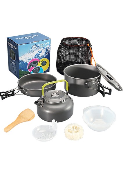 Dış Mekan Alüminyum Oksit Taşınabilir Kamp Tenceresi ve Çaydanlık (Yurt Dışından)