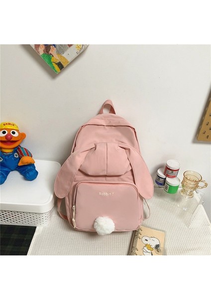 Sevimli Tavşan Kız Okul Çantası (Yurt Dışından) modelleri