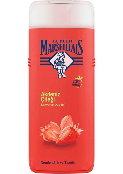 Ekstra Yumuşak Formüllü Duş Jeli Organik Akdeniz Çileği 400 ml