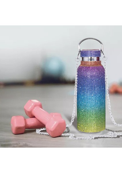 Elmas Zincirli Su Şişesi 500ML Termos Bardak (Yurt Dışından) fırsatları