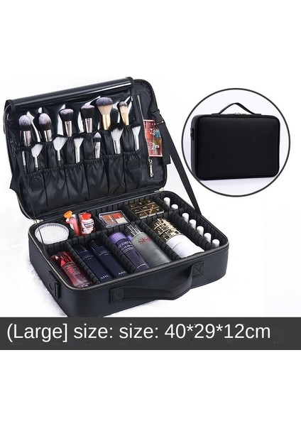 Büyük Kapasiteli Taşınabilir Kozmetik Çantası (Yurt Dışından)