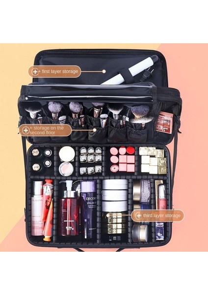 Kozmetik Çantası Taşınabilir Bölme Alet Kutusu (Yurt Dışından) fiyatları