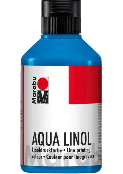 Aqua Linoprint Medium Blue 250 ml