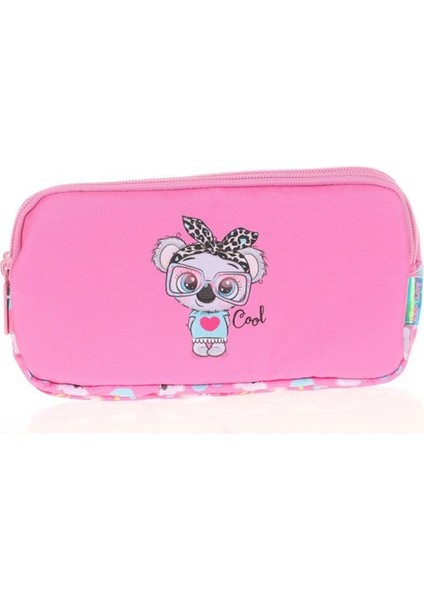 Kids&love 3 Bölmeli Pullu - Rugan Koa Kalem Çantası L8102