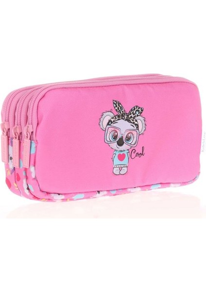 Kids&love 3 Bölmeli Pullu - Rugan Koa Kalem Çantası L8102 fiyatları