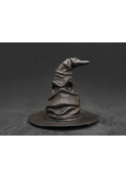 Alc Store Harry Potter Şapka Biblo Büst 3D Baskı Figür Hediyelik Hogwarts 12CM