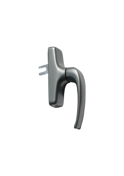 Eksenel Gri Renkli Alüminyum Pencere Cephe Kolu