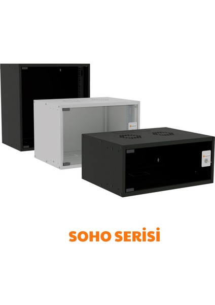 9U 19" Soho Rack Kabinet 540x400 mm