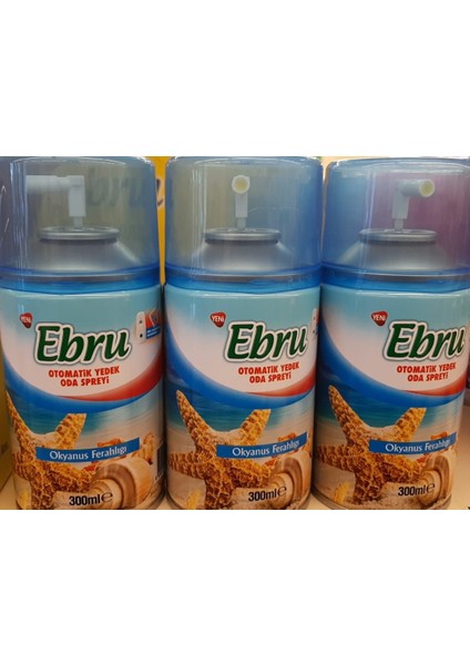 Oda Kokusu Ebru 300 ml Okyanus Ferahlığı 3’lü Paket